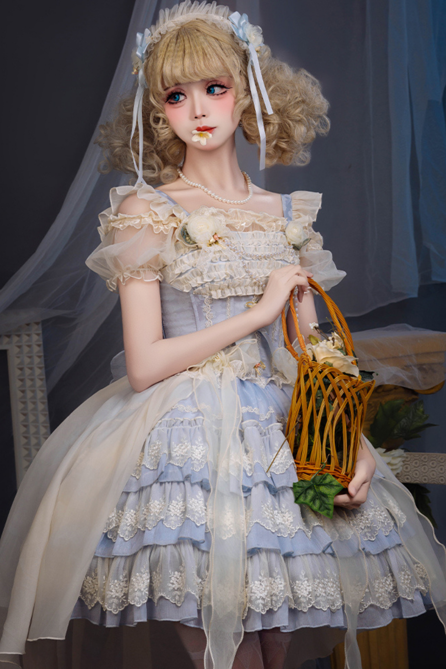 ロリータジャンパースカートバレエスタイルエレガント