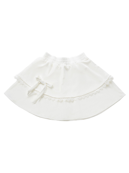 Sleeve Knit Hoodie Short White Little Dog 3D