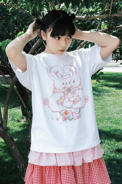 スタープリントTシャツラブ