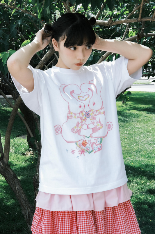 スタープリントTシャツラブ