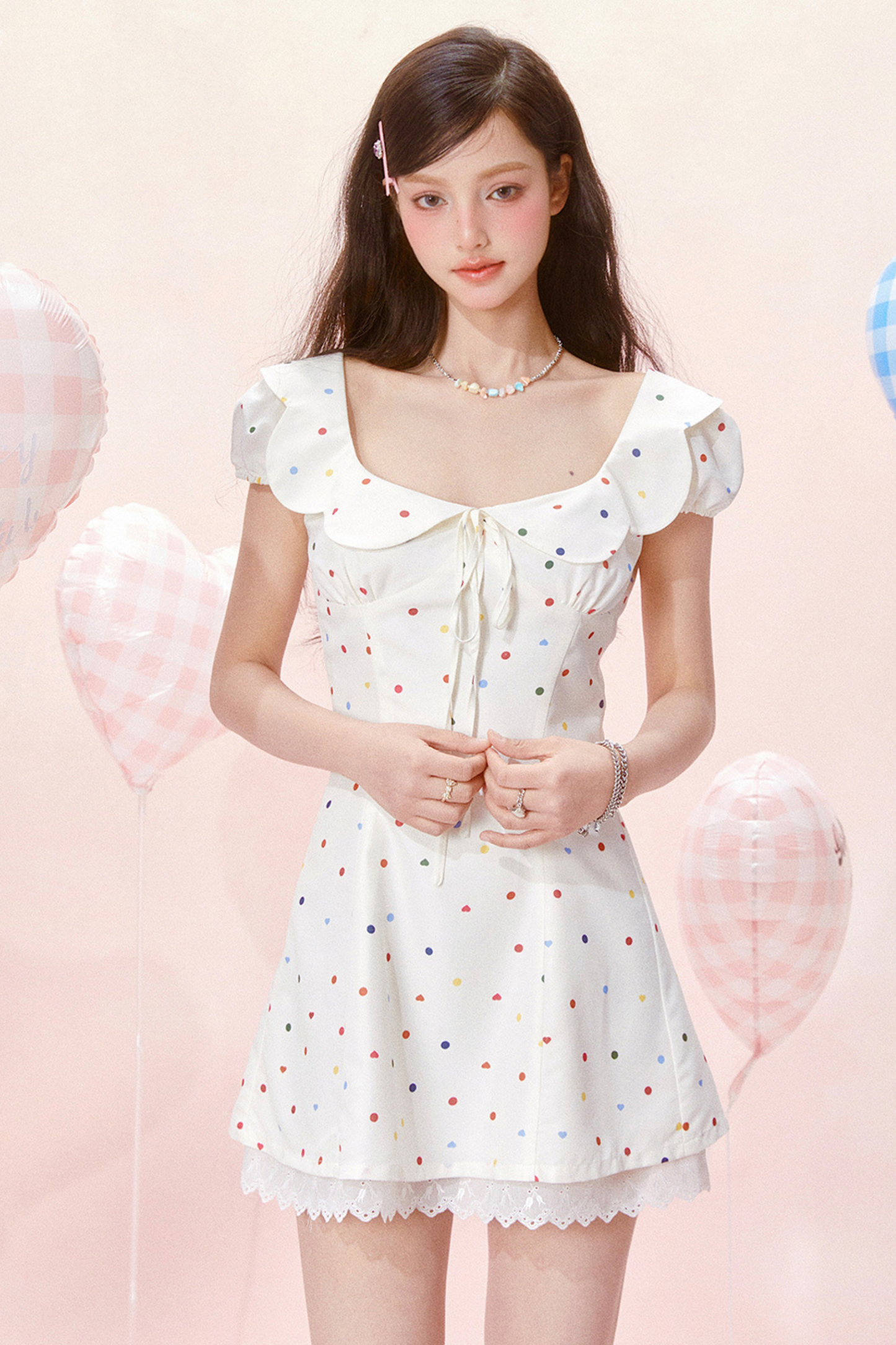 Kleid Jumping Dot Color