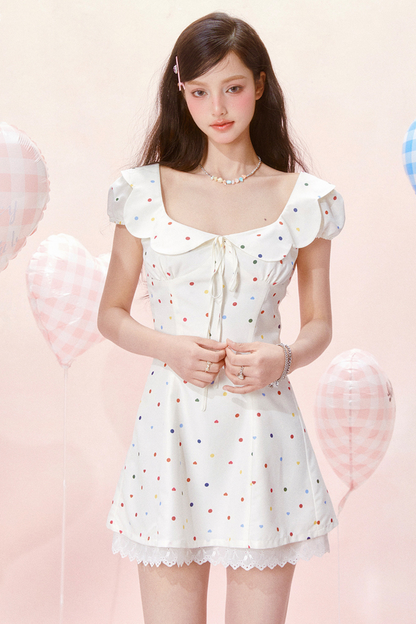 Kleid Jumping Dot Color