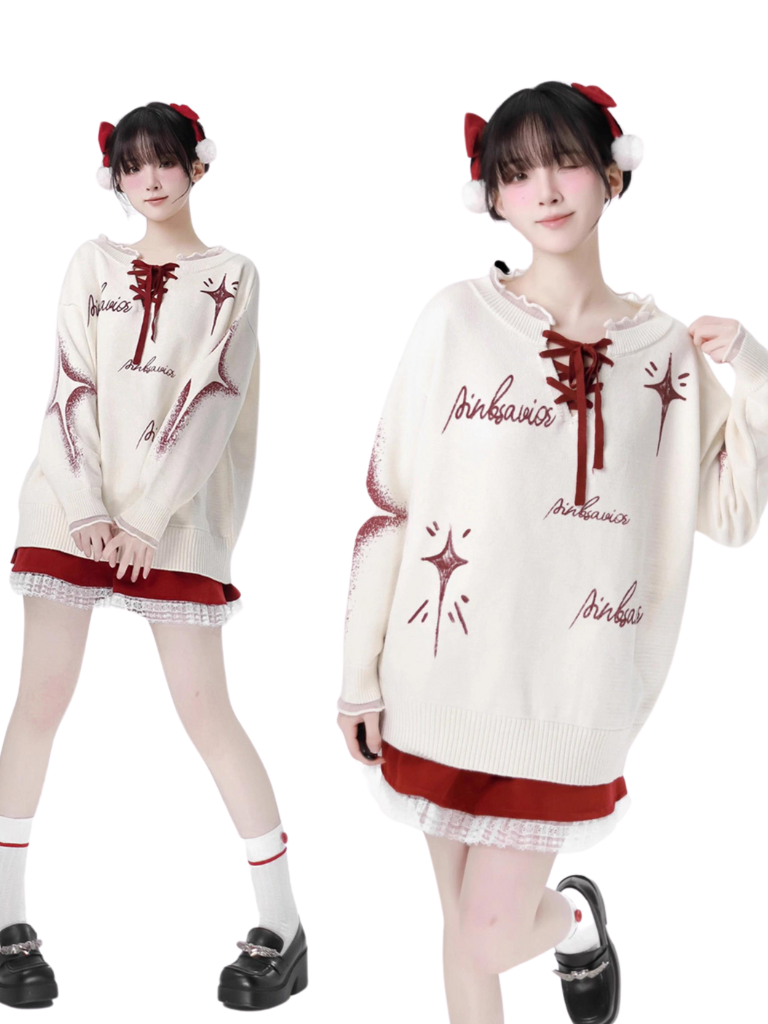 Star Strap Spectrum Soft Race + Red Tops Knit