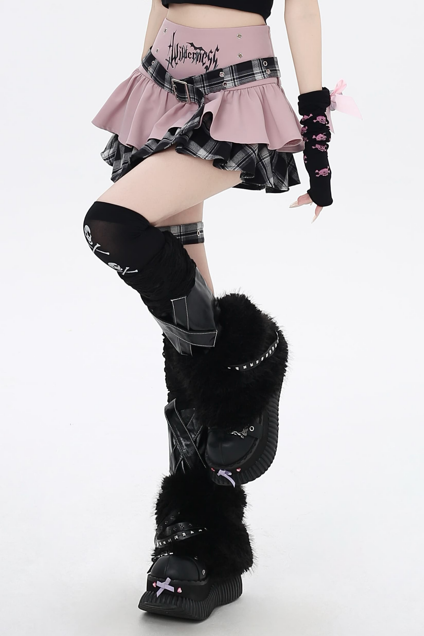 スカートケーキゴシックアイコンサブカルチャーチェック