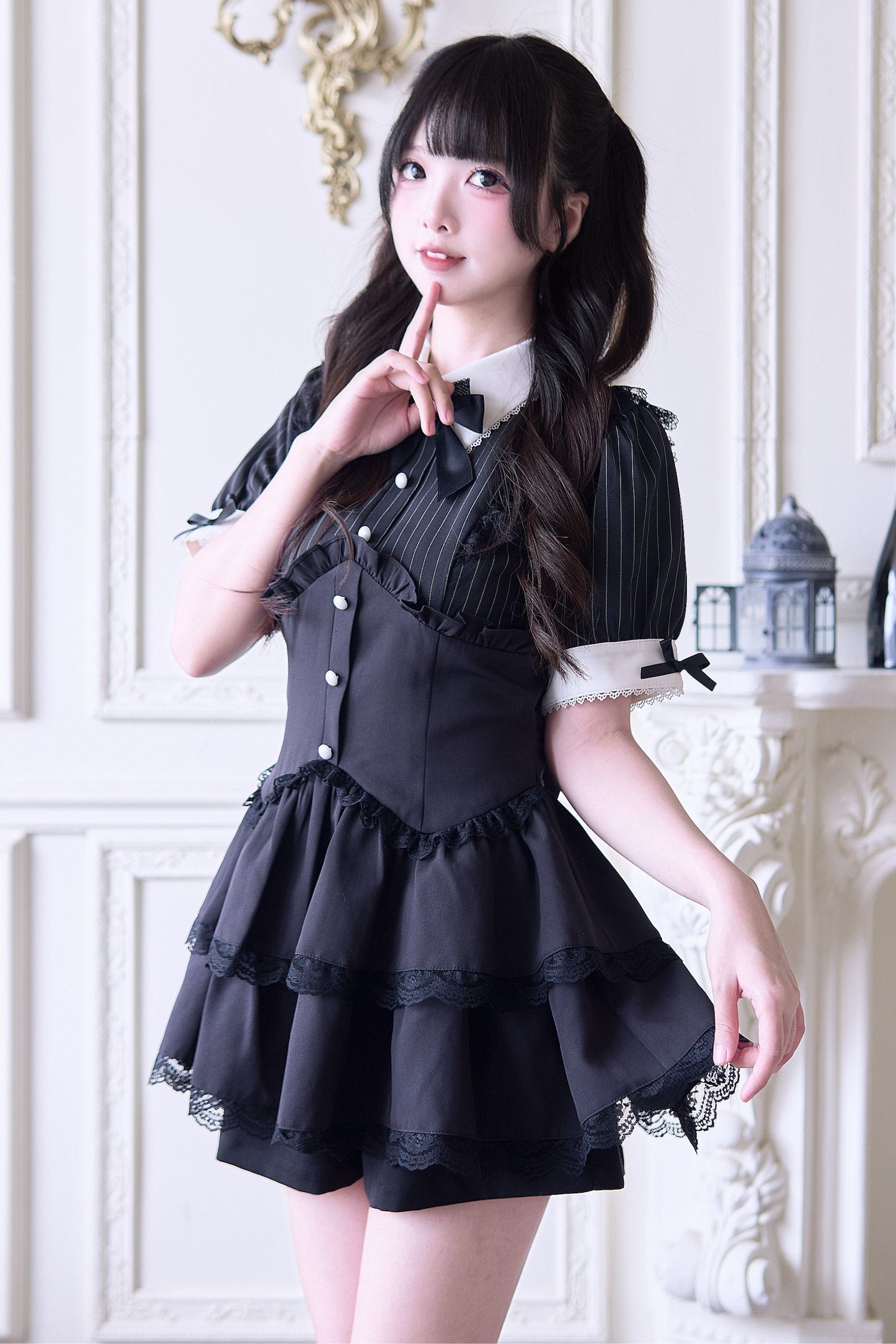 デュークケーキパフ + リトルトップスカート