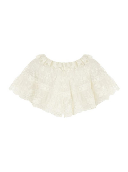 Top Rock Schürze Schal China Romantische Band Spitze Stickerei