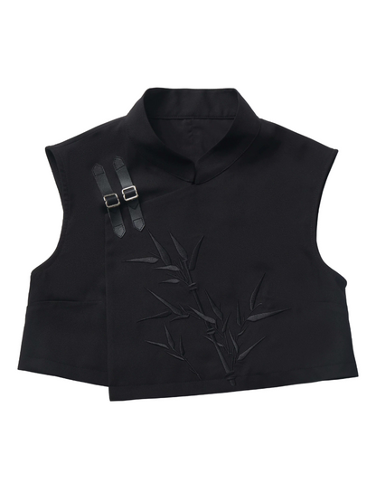 Design Print New Bamboo Schwarz Anzug China Weiß