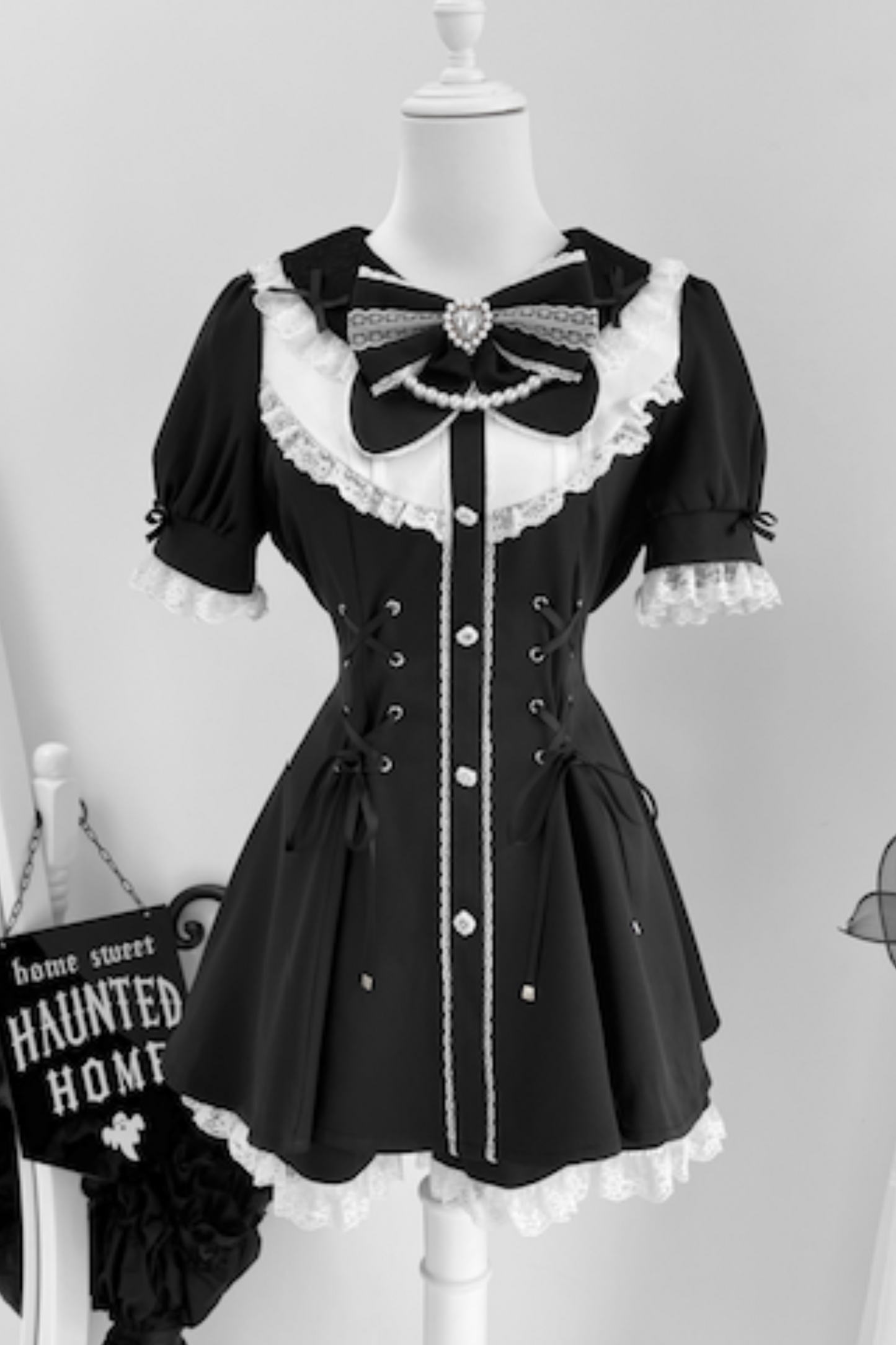 パフパンツインナーリボン＋トップスリーブ