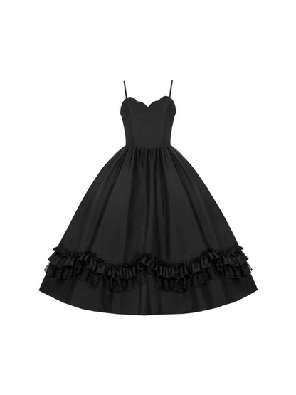 袖シンフォニーサスペンドジャケットドレスゴシックナイトショートロング