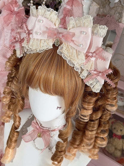 Decorated Color KC Beaded Lace Trim Options 3 Bowknot