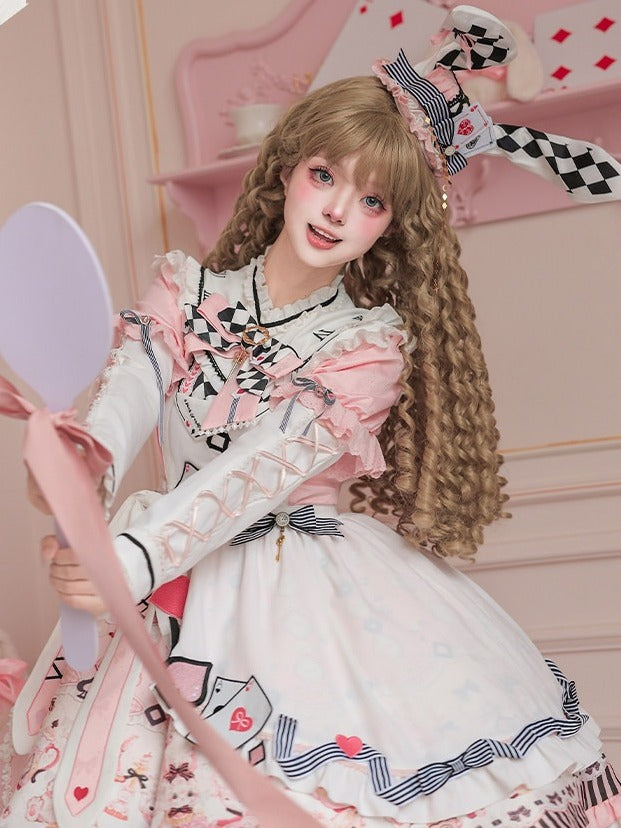 Lolita Detachable Long Sleeves with Lace-Up Detail 3 Colors - Ying Luo Fu