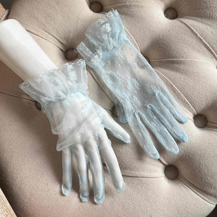 Sweet Gloves Solid-Tone Lace Pastel Lolita