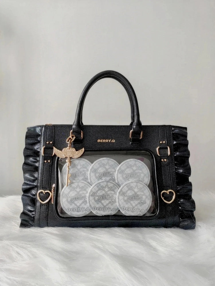 Iridescent – ​​Magische Kapazität, schwarze Ita-Tasche für Mädchen, groß