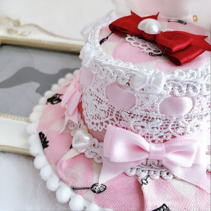 Vibes Pink Ears Alice Hat Mini Wonderland Bunny in