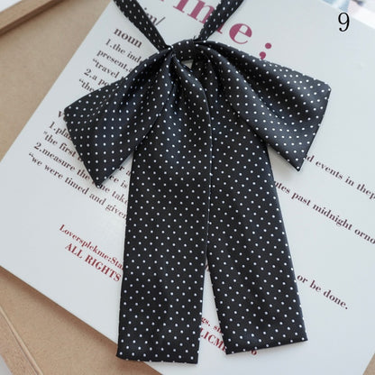 Tie 12 Polka-dot Bow Pattern Options