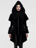 Black Gothic Fake Two-Piece Cloak
