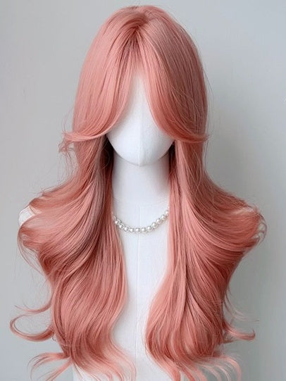 Bangs 65CM Curtain with Wig Wavy Color 3 Options