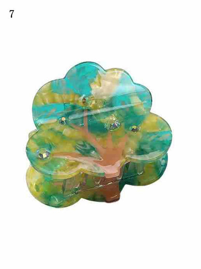 Y2K Blätter Design Krallenklammer