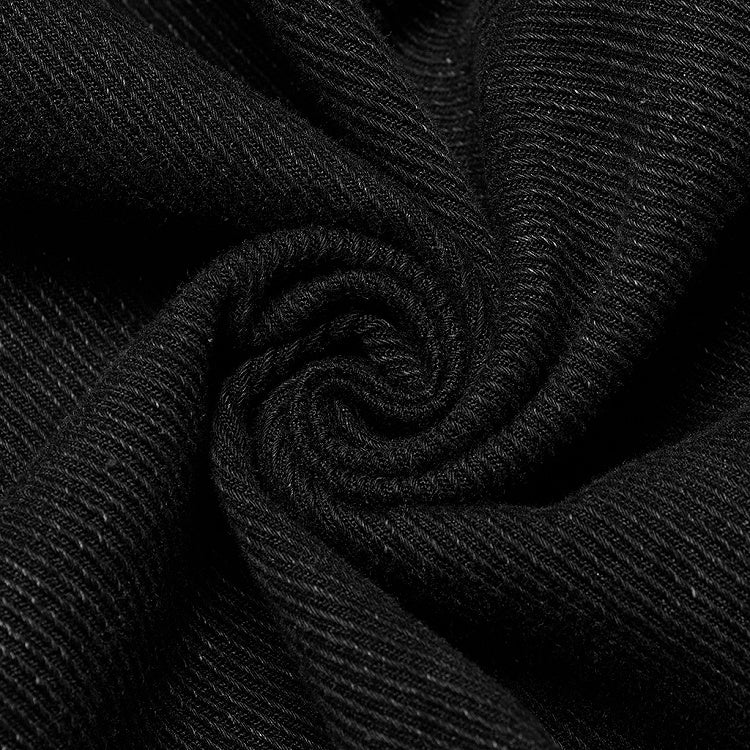 Rugged Men's Punk Black Jacket