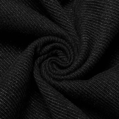 Rugged Men's Punk Black Jacket