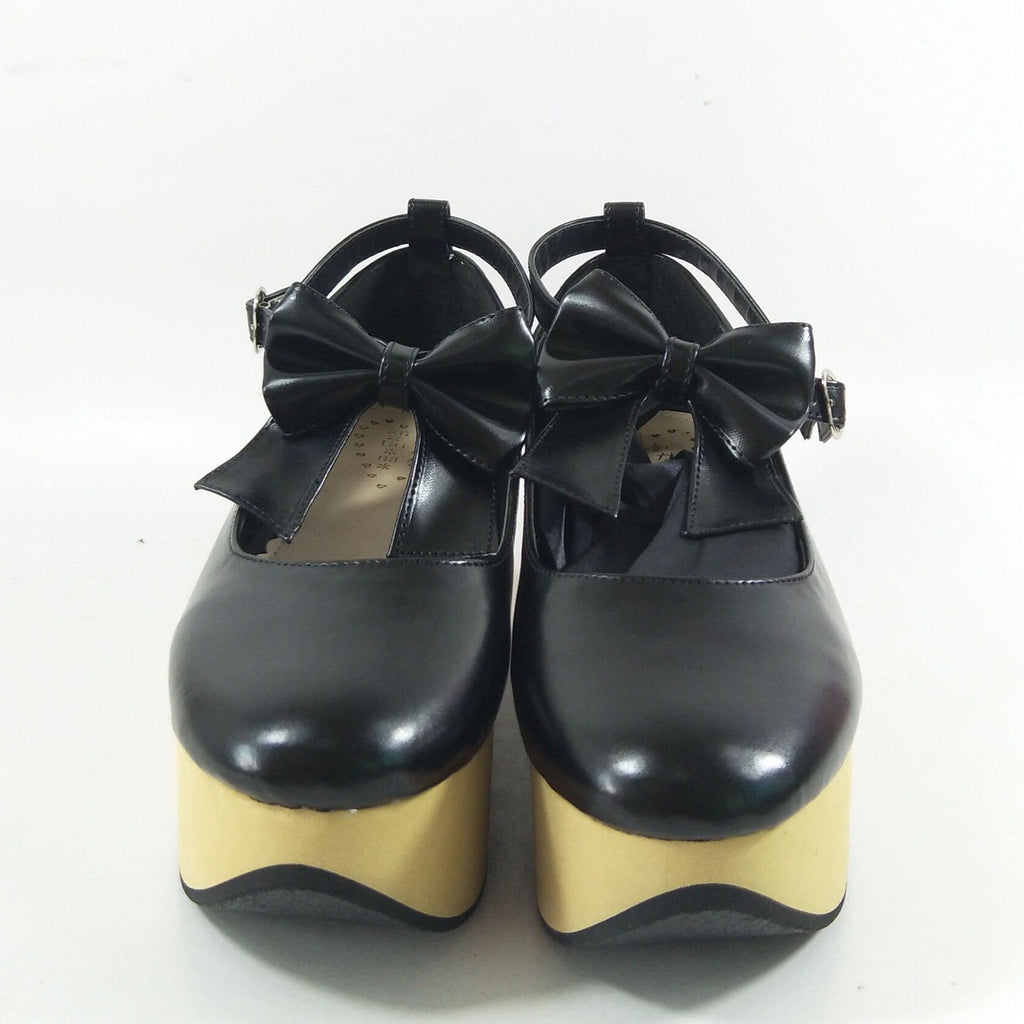 Black Wooden Made SP168075 Shoes Custom Horse