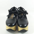 Black Wooden Made SP168075 Shoes Custom Horse