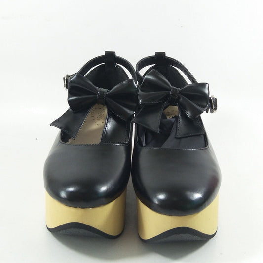 Black Wooden Made SP168075 Shoes Custom Horse