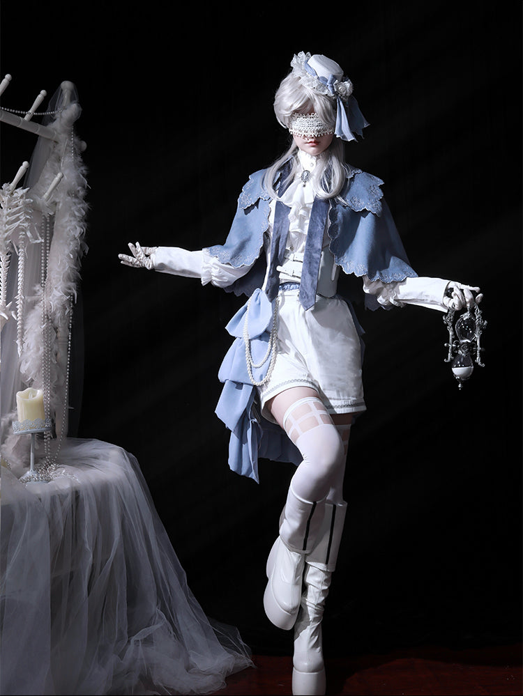 White Lolita Ouji Shorts Prince