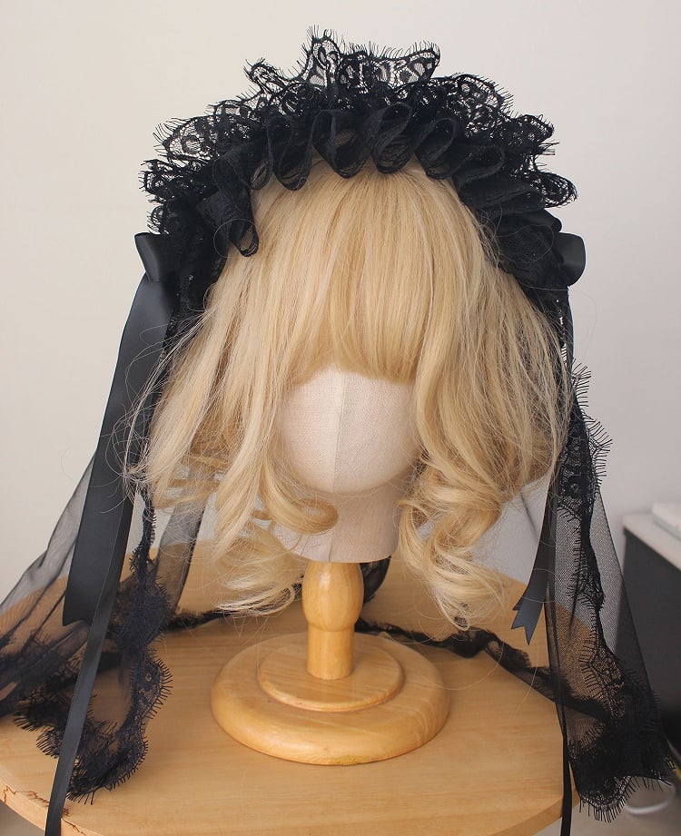 8-Color Head Veil Lace Elegant
