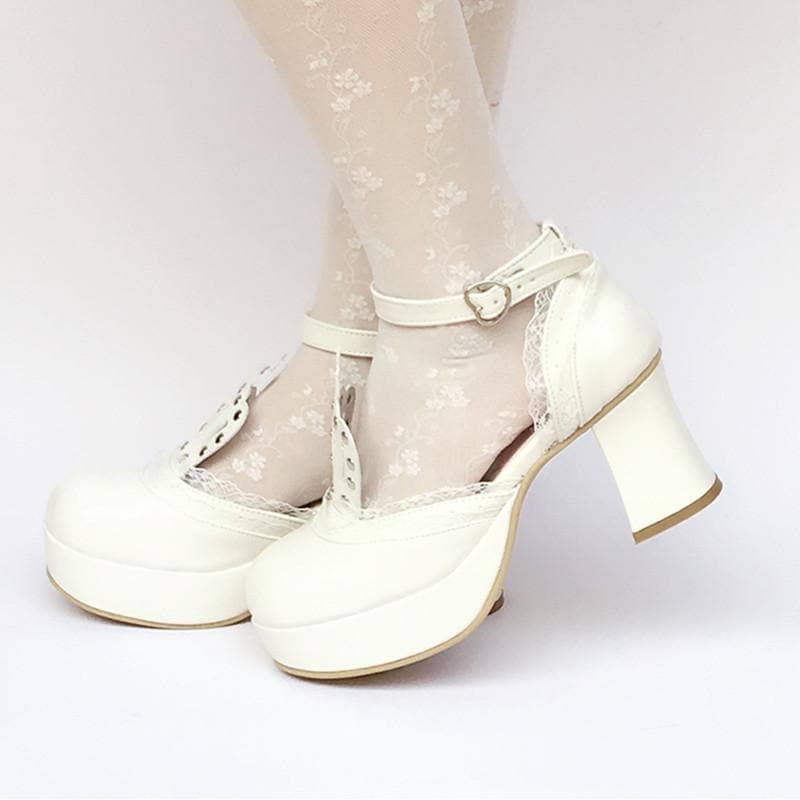 Made White Crown Princess Custom Platform SP168283 Shoes