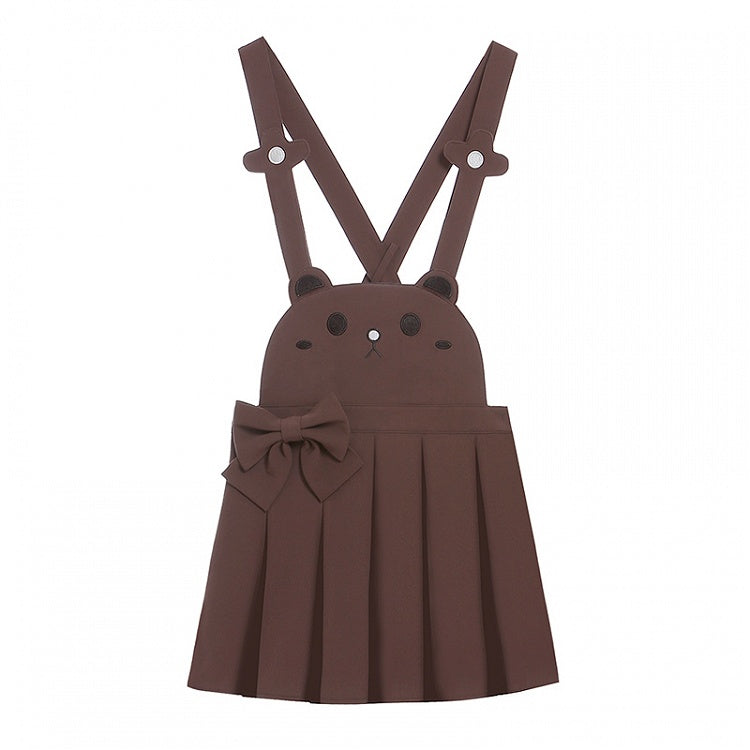 Rosa Shorts Bunny/Braunbär Overalls Bubble