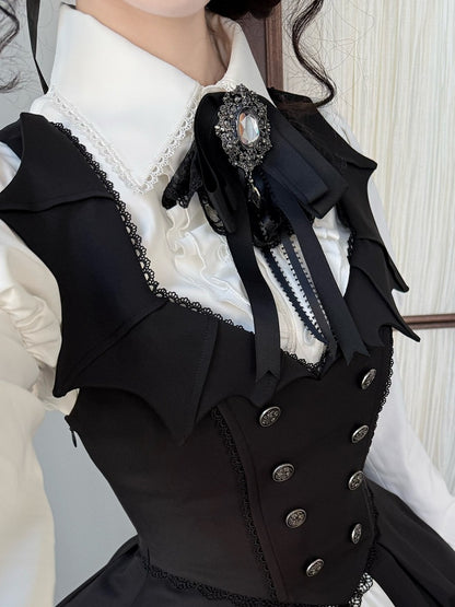 Black Crystal Bow Tie - The First Witch