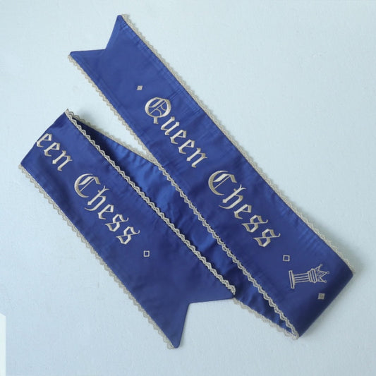 ダークブルー/レッド/グリーンリボン