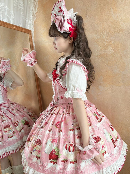 Black / Red Pink Wrist Blue Cuffs