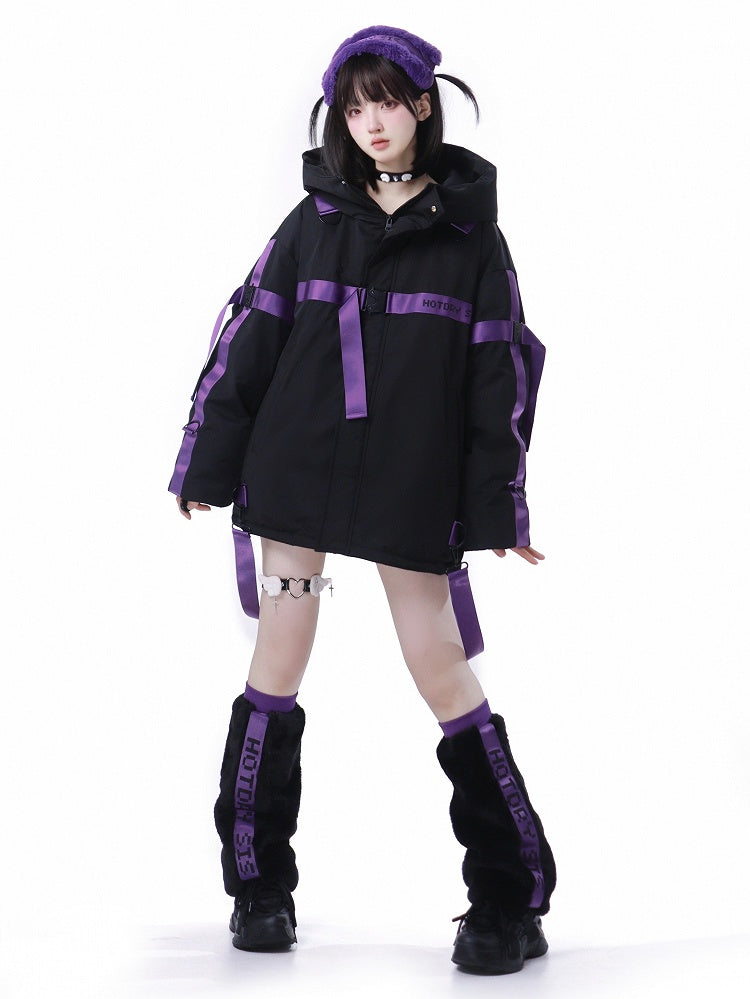 Purple Plush Kei Jirai Hairband