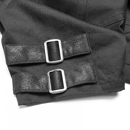 Black Shirt Short Military Sleeve