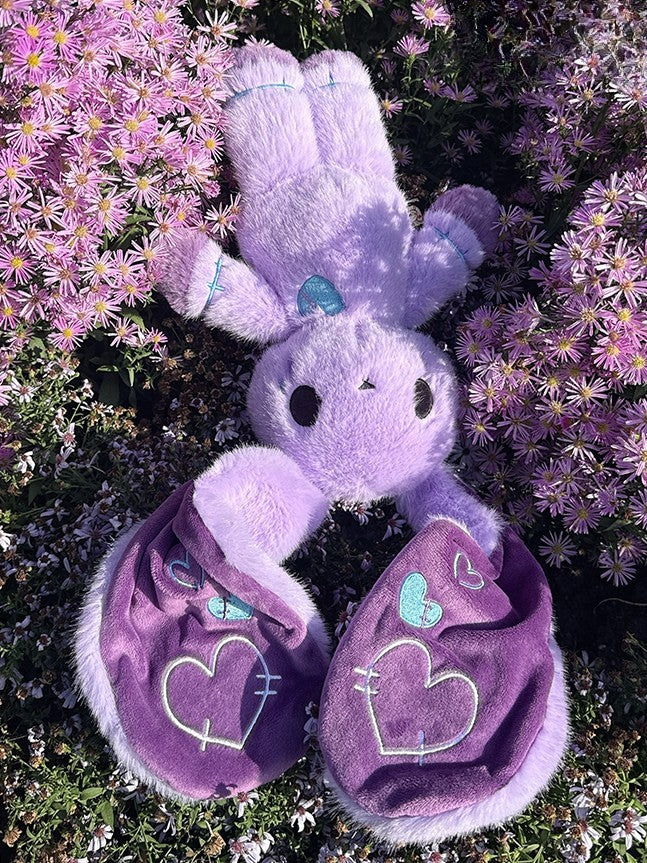 Doll Bunny Purple Kawaii with A Bag Plush Canvas