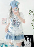Bone Striped Thin Accent 4 Colors Scarf with -