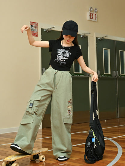 Zootopia Grüne Nick Cargohose mit hoher Taille