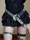 Rhinestone Y2K Belt in Three Shades - WhaleHall