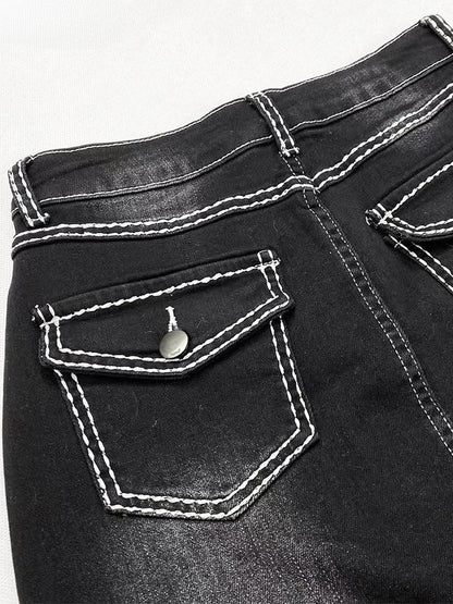 Rock Schwarz Glamorous Denim
