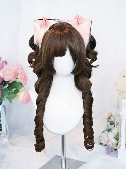24-Inch Roman Curly Wig with Bangs - Dalao Home