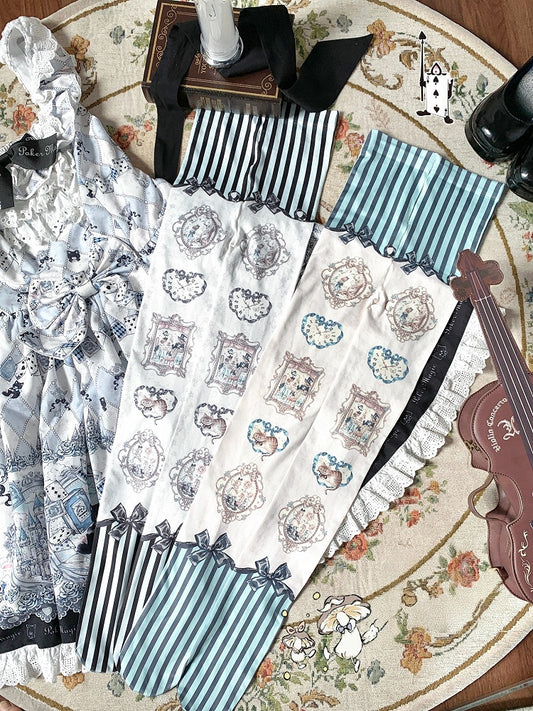Tights Picture Lolita Alice Frame Gold/Silver Print Theme