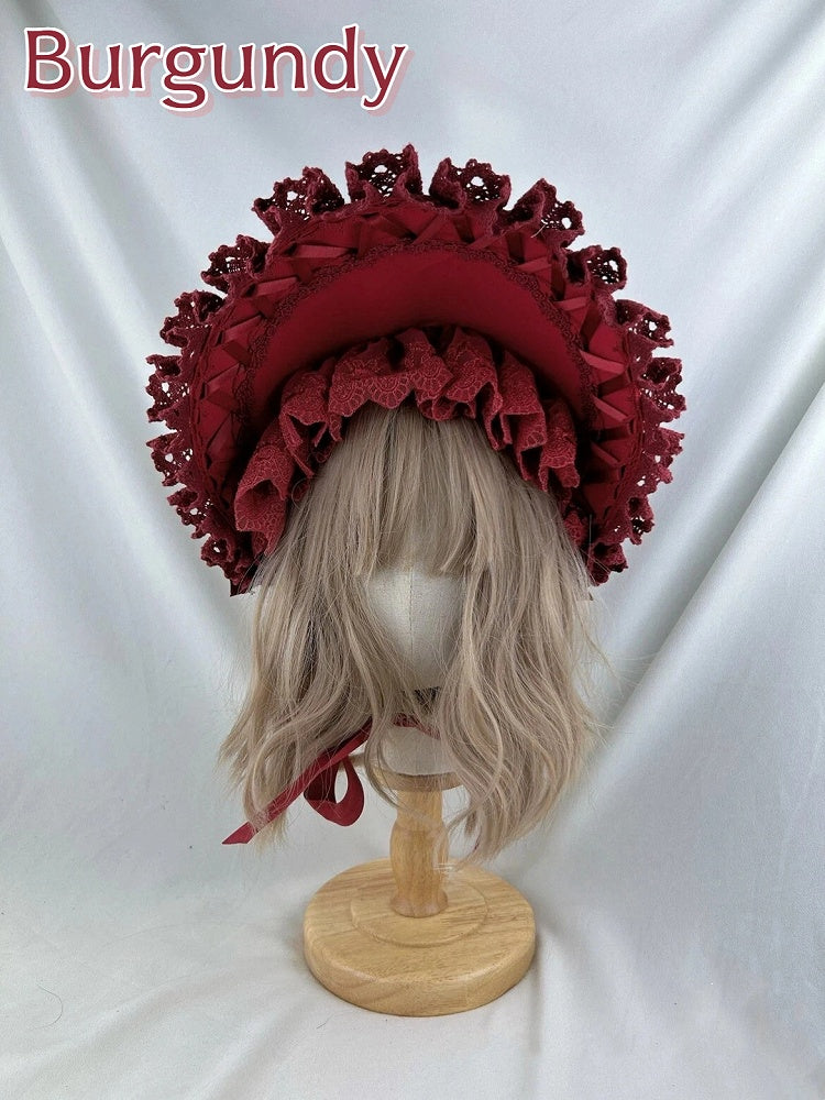 Ruffled (8-Color Lace Options) Bonnet