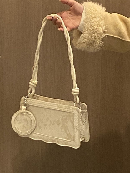 Snakeskin Bag 4 with Pattern Badge Colors Holder Shoulder