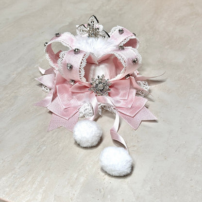 Hat Accents) Mini Lolita Set Pom-Pom (Snowflake Multi-Color