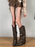 Print Wasteland Punk Strumpfhose Braunes Herz