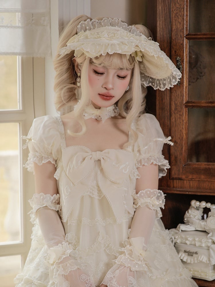 Creamy Bonnet Lolita