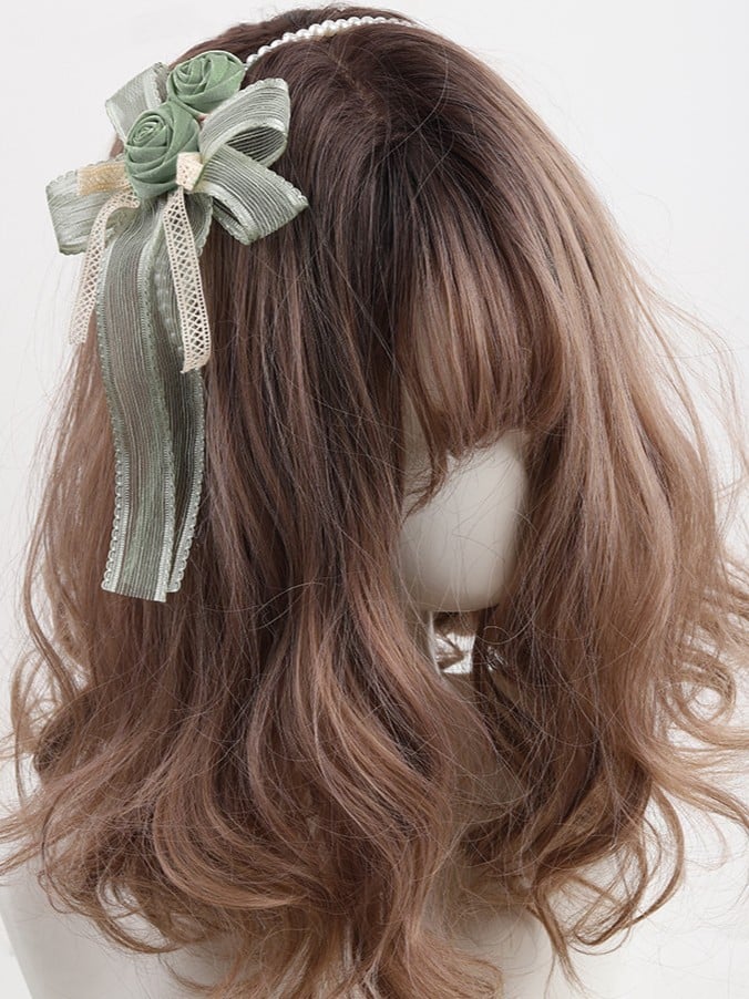 Lolita Rose Bowknot Pink/Green KC Pearl
