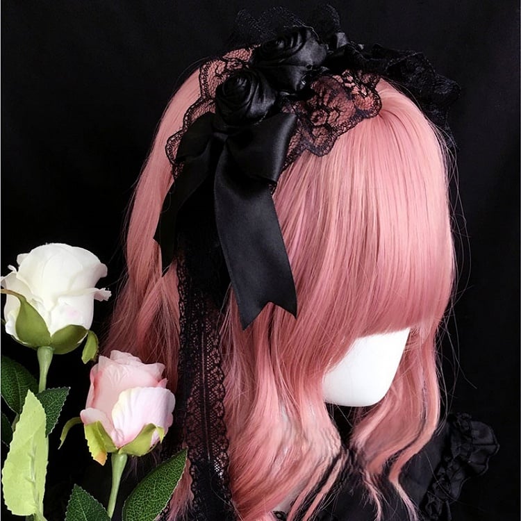Trim Black Lace Bow KC Rose